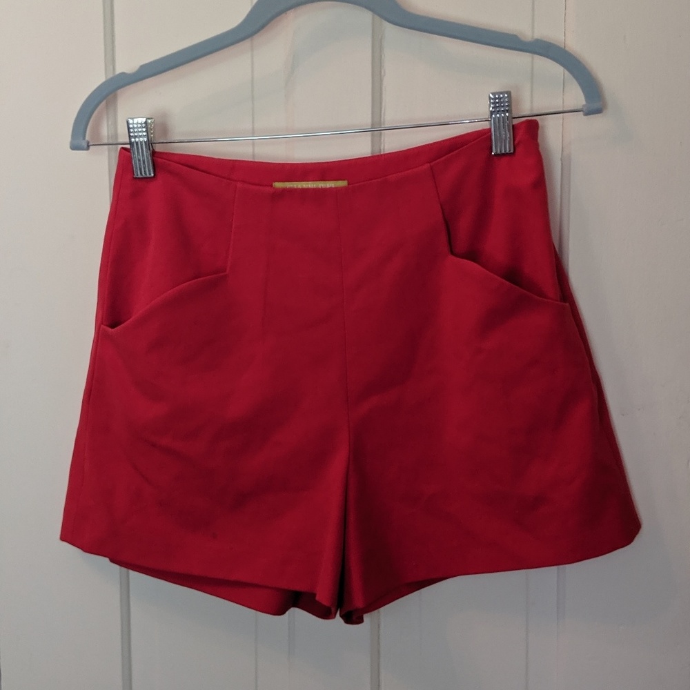 Red Orange Shorts